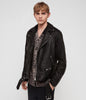 Image of MANOR LEATHER BIKER JACKET