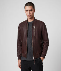 MASON LEATHER BOMBER JACKET