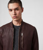 Image of MASON LEATHER BOMBER JACKET