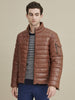 Image of Max Leather Puffer Jacket
