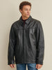 Image of Big & Tall Mens Leather Jacket with Thinsulate™ Lining