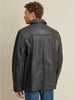 Image of Big & Tall Mens Leather Jacket with Thinsulate™ Lining
