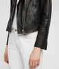 Image of VELA Womens LEATHER BIKER JACKET