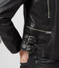 Image of HALLEY LEATHER BIKER JACKET