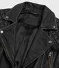 Image of CARGO LEATHER BIKER JACKET For Womens