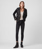 Image of BALFERN Womens LEATHER BIKER JACKET