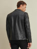 Image of Kyle Leather Rider Jacket