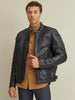 Image of Jaxx Leather Rider Jacket