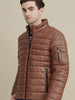 Image of Max Leather Puffer Jacket