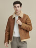 Image of Kevin Sherpa Shearling Zip Front Jacket