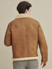 Image of Kevin Sherpa Shearling Zip Front Jacket
