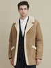 Image of Real Shearling Three Button Marlboro Coat