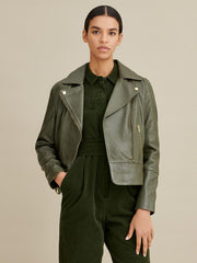 Olivia Moto Womens Leather Jacket