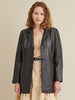 Image of Charlotte Thinsulate Leather Car Coat