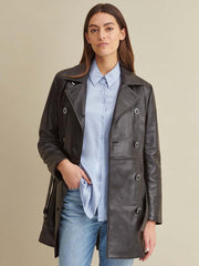 Isabel Thinsulate Leather Trench