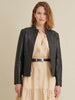 Image of Julia Leather Scuba Jacket