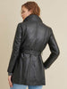 Image of Victoria Belted Womens Leather Jacket