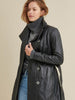 Image of Victoria Belted Womens Leather Jacket